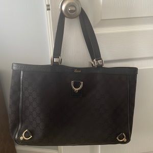 Gucci GG Monogram D Ring Shoulder Bag